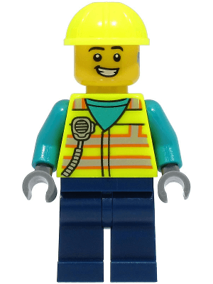 LEGO Utility Truck Driver (cty1490) Town / City Minifigure
