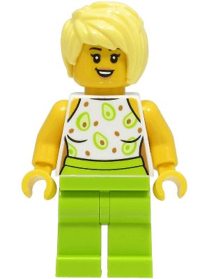 LEGO Sandwich Shop Customer (cty1507) Town / City Minifigure