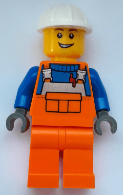 LEGO Construction Worker (cty1509) Town / City Minifigure