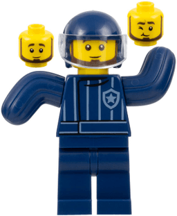 LEGO Police Dog Trainer Bite Suit (cty1526) minifigure