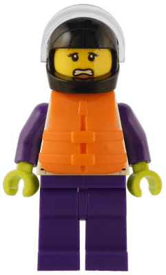 LEGO Speedboat Raft Driver (cty1550) minifigure