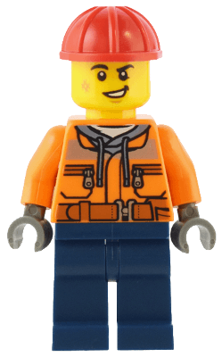 LEGO Construction Worker (cty1553) minifigure