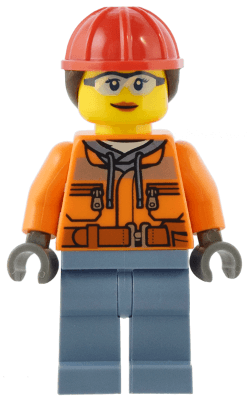 LEGO Construction Worker (cty1554) minifigure