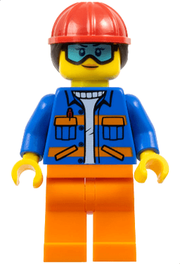LEGO Construction Worker (cty1600) minifigure