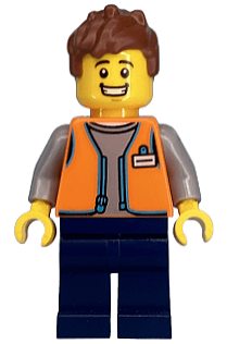 LEGO Convenience Store Worker (cty1619) Town / City Minifigure