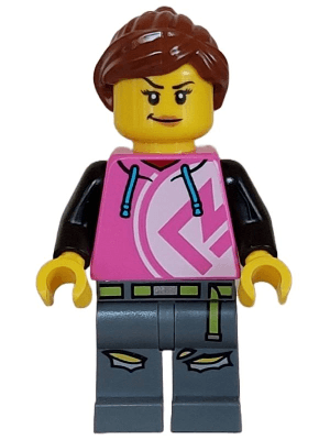 LEGO Kick Scooter Driver (cty1626) Town / City Minifigure