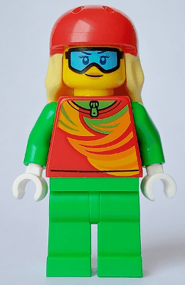 LEGO Skier (cty1638) Town / City Minifigure