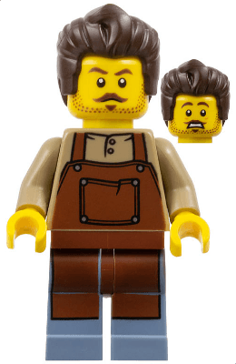 LEGO Barber (cty1647) Town / City Minifigure