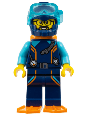 LEGO Arctic Explorer Diver (cty1656) Town / City Minifigure