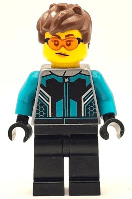 LEGO Race Car Driver (cty1667) Town / City Minifigure