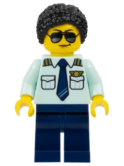 LEGO Passenger Plane Pilot (cty1678) minifigure
