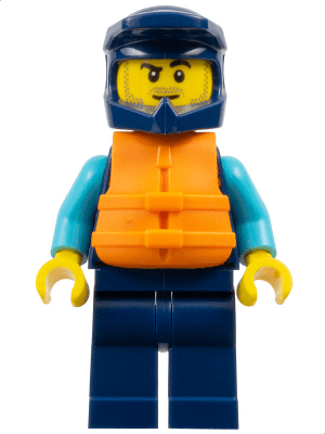 LEGO Water Scooter Driver (cty1687) Town / City Minifigure