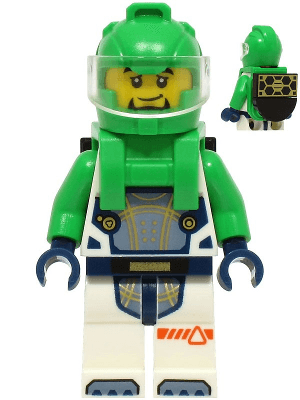 LEGO Astronaut (cty1706) Town / City Minifigure