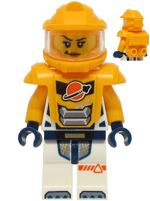 LEGO Astronaut (cty1754) Town / City Minifigure