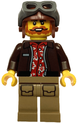 LEGO City Jungle Pilot (cty1767) Town / City Minifigure