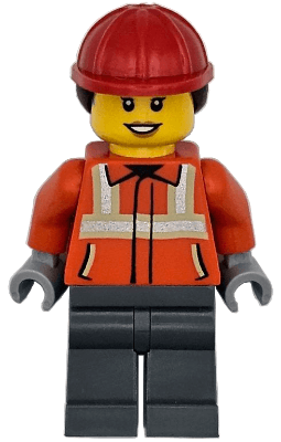LEGO Construction Worker (cty1789) minifigure