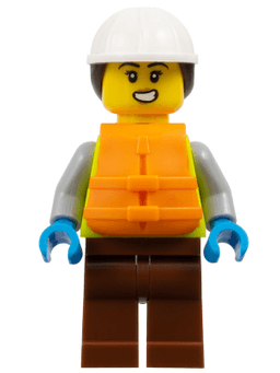 LEGO Dock Worker (cty1795) minifigure