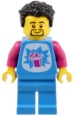 LEGO Robot World Slushy Vendor (cty1804) Town / City Minifigure