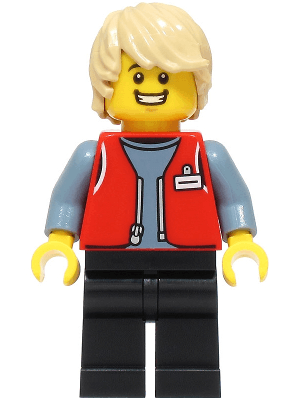LEGO Forklift Driver (cty1810) Town / City Minifigure