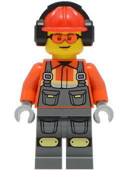 LEGO Construction Worker (cty1819) minifigure