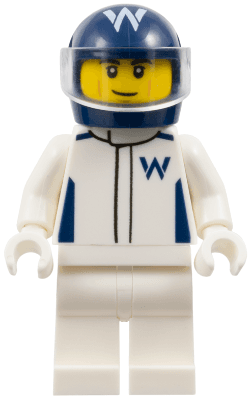 LEGO Formula 1 Driver Williams (cty1847) Town / City Minifigure