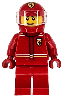 LEGO Formula 1 Driver Ferrari (cty1863) Town / City Minifigure