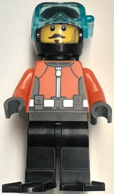LEGO Diver (cty1872) Town / City Minifigure