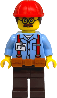 LEGO Ted Brickle (cty1906) Town / City Minifigure