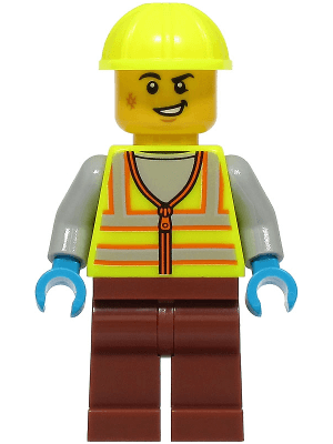 LEGO Train Worker (cty1924) Town / City Minifigure