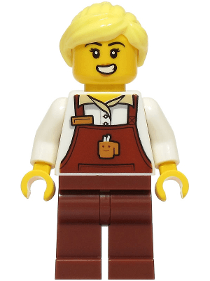 LEGO Barista (cty1926) Town / City Minifigure
