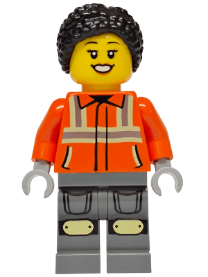 LEGO Construction Worker (cty1940) Town / City Minifigure