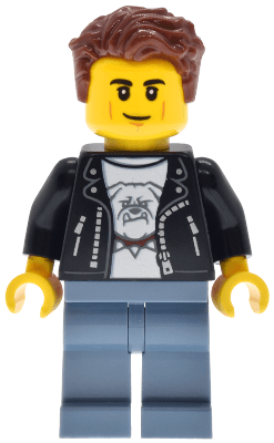 LEGO Hot Rod Driver (cty1946) Town / City Minifigure