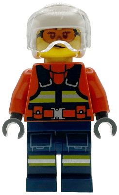 LEGO Coast Guard City Helicopter Pilot (cty1957) Town / City Minifigure