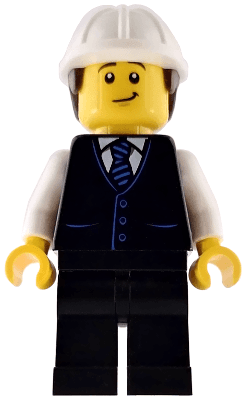 LEGO Construction Engineer / Architect (cty1971) Town / City Minifigure
