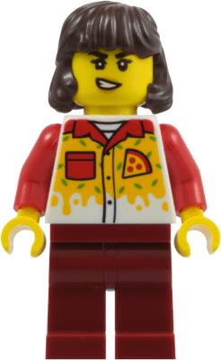 LEGO Pizza Delivery Driver (cty2016) Town / City Minifigure