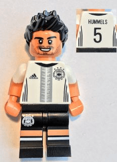 LEGO Mats Hummels Deutscher Fussball-Bund / DFB (Minifigure Only without Stand and Accessories) (dfb004) minifigure