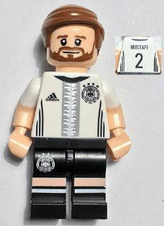 LEGO Shkodran Mustafi Deutscher Fussball-Bund / DFB (Minifigure Only without Stand and Accessories) (dfb006) minifigure
