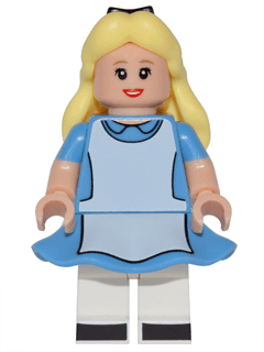 LEGO Alice Disney Series 1 (Minifigure Only without Stand and Accessories) (dis007) Collectible Minifigures Minifigure