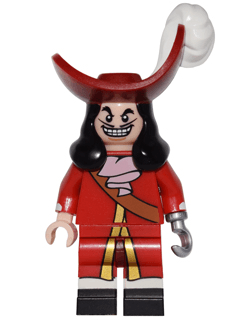 LEGO Captain Hook Disney Series 1 (Minifigure Only without Stand and Accessories) (dis016) Collectible Minifigures Minifigure