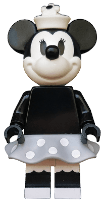 Vintage Minnie, Disney, Series 2 (Minifigure Only without Stand and Accessories)