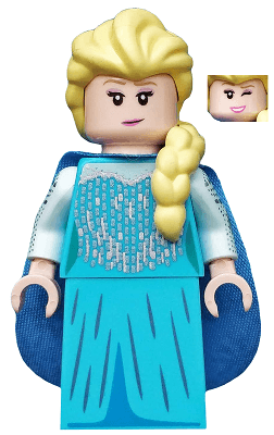 LEGO Elsa Disney Series 2 (Minifigure Only without Stand and Accessories) (dis032) Collectible Minifigures Minifigure