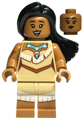 LEGO Pocahontas Disney 100 (Minifigure Only without Stand and Accessories) (dis103) Collectible Minifigures Minifigure