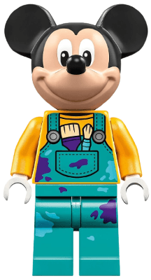 Mickey Mouse - Dark Turquoise Overalls