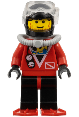 LEGO Divers (div015a) Town / City Minifigure