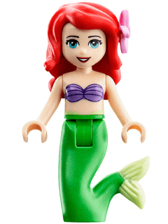 LEGO Ariel Mermaid (Light Nougat) (dp014) Disney Minifigure