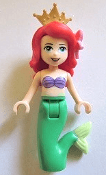 LEGO Ariel Mermaid (Light Nougat) (dp023) minifigure