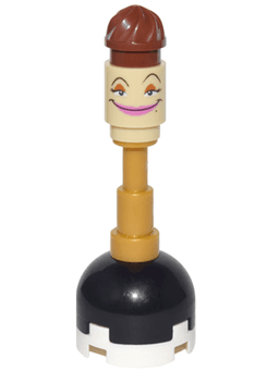 Fifi (Babette) - Reddish Brown Top, Dark Pink Lips