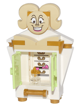 Wardrobe - Yellowish Green Doors, with Stickers
