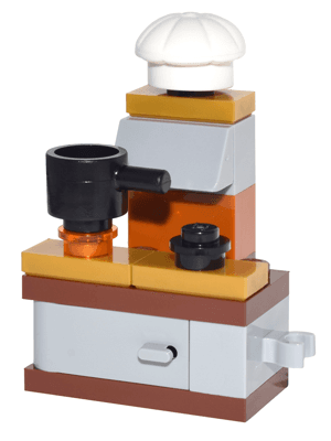 LEGO Chef Bouche without Sticker (dp030) Disney Minifigure