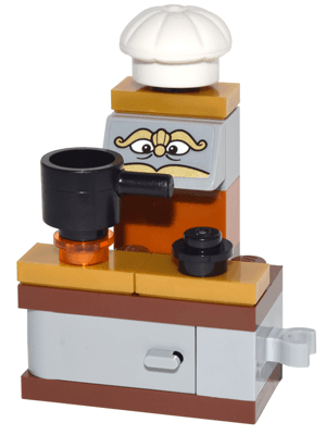LEGO Chef Bouche with Sticker (dp030s) Disney Minifigure